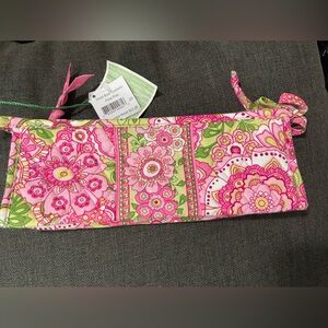 Vera Bradley Petal Pink Small Bow Cosmetic Bag - Lined